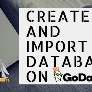 create database in godaddy
