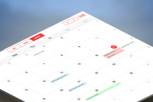How to create an event calendar in html